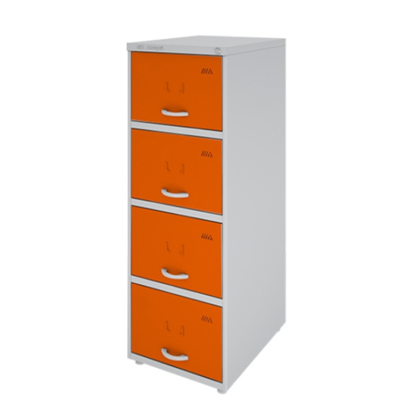 ARQUIVO CURTO DE AÇO COM 4 GAVETAS 133CM X 46CM X 70CM CINZA - AMAPÁ - Imagem 2