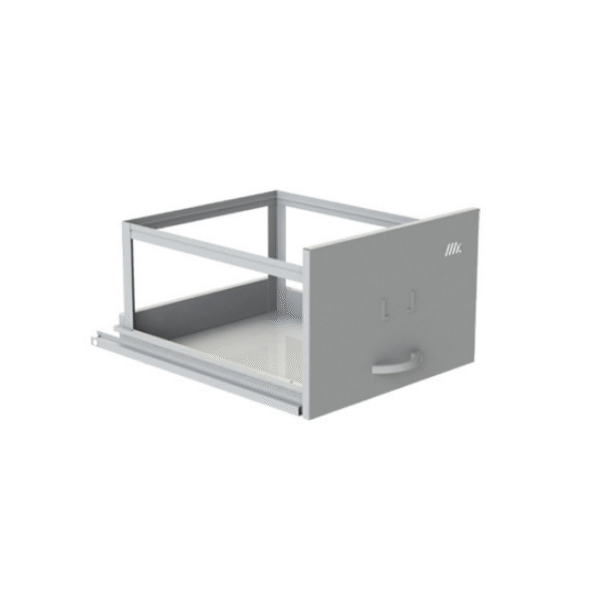 ARQUIVO CURTO DE AÇO COM 4 GAVETAS 133CM X 46CM X 70CM CINZA - AMAPÁ - Imagem 4