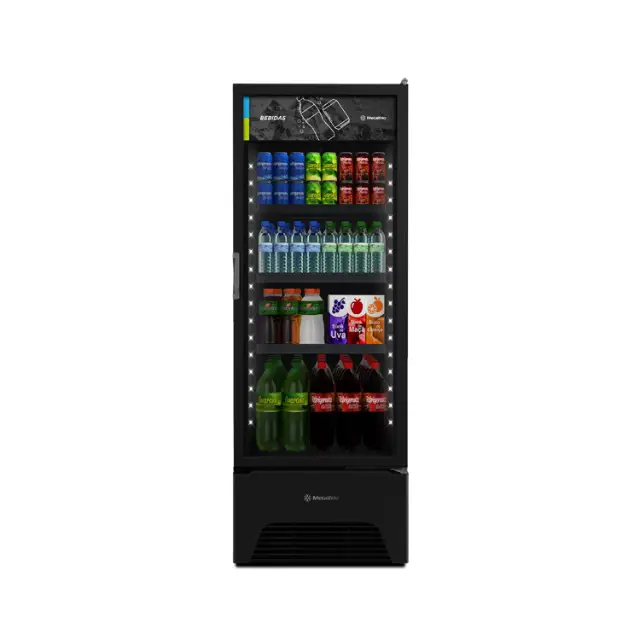 Refrigerador Expositor Metalfrio 403 Litros All Black VB40RH
